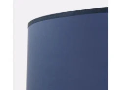 Lámpara colgante Nevia minimalista de CLORURO DE POLIVINILO - 1 fuentes luminosas - L.40 x A.137 cm - azul marino/negro