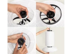 Lámpara Colgante Papel Hao Tupai Blanco
