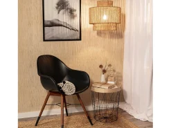 Lámpara Colgante Papel Trenzado Zeiley Neka Natural