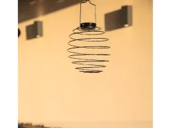 Lámpara colgante portátil para exteriores alimentada por energía solar H37CM ORION