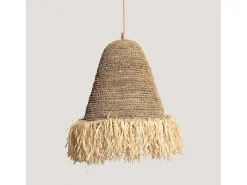 Lámpara Colgante Ratán y Yute Rahan ILUZZIA Natural