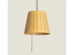 Lámpara Colgante Solar Exterior LED 3W Banate Amarillo Arena