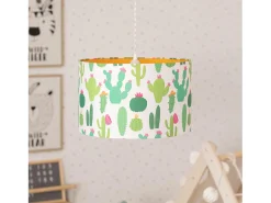 Lámpara Colgante Tela Kuiva Verde