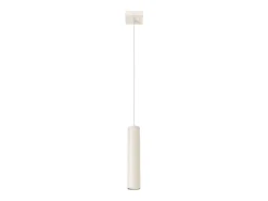 Lámpara colgante Toris desván de acero - 1 fuentes luminosas 4000K - L.8 x A.118 cm - beige