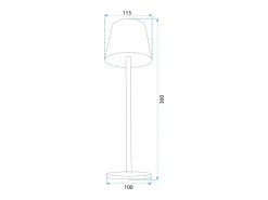 Lámpara De Cabecera Toolight App1370-T White