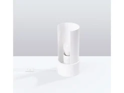 Lámpara de escritorio Torow minimalista de acero - 1 fuentes luminosas 3000K - L.10 x A.21 cm - blanco