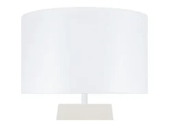 Lámpara de Mesa TOSEL ,madera,Blanco,A45xD45x P16cm