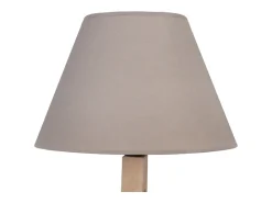 Lámpara de Mesa TOSEL ,madera,natural,A44xD45xP16cm