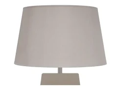Lámpara de Mesa TOSEL ,madera,Gris ,A 54xD25xP25cm