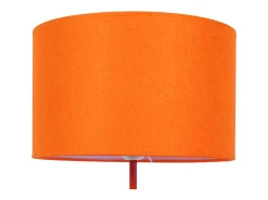 Lámpara de Mesa TOSEL ,metal,Naranja,A 58xD30x P 30cm