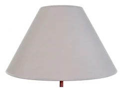 Lámpara de Mesa TOSEL ,metal,Gris ,A24xD14xP14cm