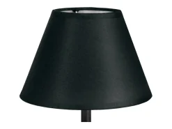 Lámpara de Mesa TOSEL ,metal,Negro ,A39xD18xP18cm
