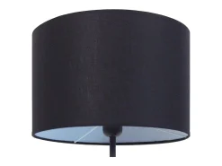 Lámpara de Mesa TOSEL ,metal,Negro , A 58xD30x P 30cm