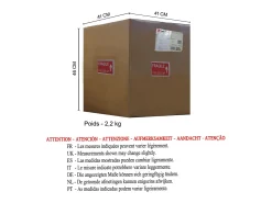 Lámpara de Mesa TOSEL ,vidrio,Negro ,A27xD10xP10cm