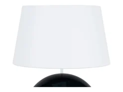 Lámpara de Mesa TOSEL ,vidrio,Azul ,A50xD35xP 35cm