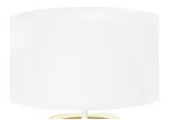 Lámpara de Mesa TOSEL ,vidrio,AMARILLO,A45xD30xP30cm
