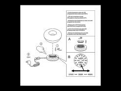 Lámpara de mesa Brena - Fabas Luce color coñac - Control táctil LED regulable de 11 W - Vidrio borosilicato cóncavo color coñac