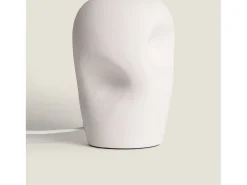 Lámpara de Mesa Cerámica Barta Blanco