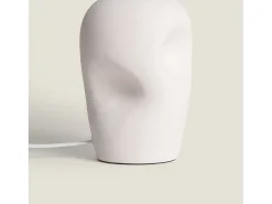 Lámpara de Mesa Cerámica Barta Blanco