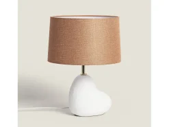 Lámpara de Mesa Cerámica Bulga Blanco