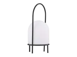 Lámpara de mesa Colie LED para exterior 26x53x26cm color negro.