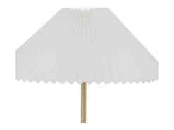 Lámpara de mesa con pantalla plisada