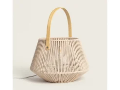 Lámpara de Mesa Cuerda Bris Diantha Beige