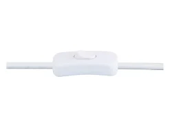 Lámpara de Mesa de Cerámica y Tela Makalu Blanco