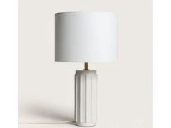 Lámpara de Mesa de Cerámica Corbusier Blanco