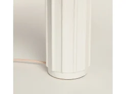 Lámpara de Mesa de Cerámica Corbusier Blanco