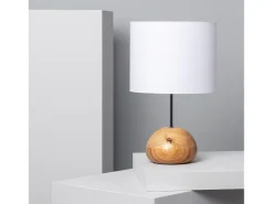 Lámpara de Mesa de Madera Gulbi Natural