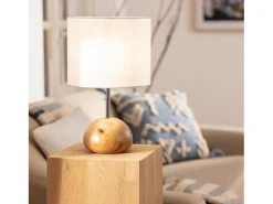 Lámpara de Mesa de Madera Gulbi Natural