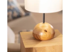 Lámpara de Mesa de Madera Gulbi Natural
