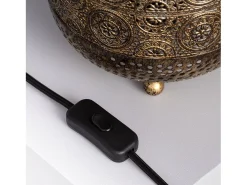 Lámpara de Mesa de Metal Aerba Dorado