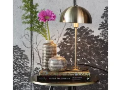 Lámpara de mesa de metal Bonnet 39 cm