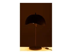 Lámpara de mesa de metal negro 30*30*56 cm