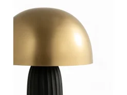 Lámpara de mesa de metal negro y dorado - Joy