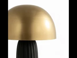 Lámpara de mesa de metal negro y dorado - Joy