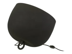 Lámpara de mesa de metal negro de 33x33x43 cm