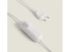 Lámpara de Mesa de Metal WiFi con Regulador Monah Blanco