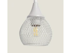 Lámpara de Mesa de Metal WiFi con Regulador Monah Blanco