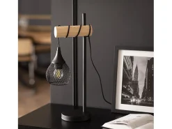 Lámpara de Mesa de Metal WiFi con Regulador Monah Blanco