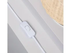 Lámpara de Mesa de Ratán Gondia Natural