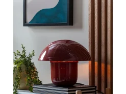Lámpara de mesa Fat Mushroom - Ocre rojo