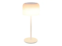 Lámpara de mesa LED inalámbrica NETTLIFE, funciona con pilas, regulable de 3000 K a 6500 K, recargable por USB-C, altura ajustable, resistente al agua.