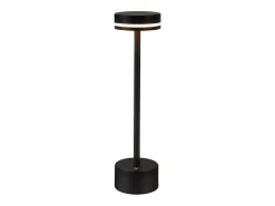 Lámpara de mesa LED inalámbrica Nettlife, regulable de 3000k a 6500k, con puerto USB-C, táctil, color negro