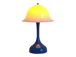 Lámpara de mesa LED inalámbrica Nettlife: lámpara de noche táctil regulable, 3 temperaturas de color, recargable por USB, diseño moderno