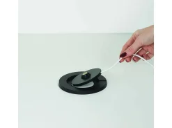 Lámpara de mesa LED inteligente con Wi-Fi Zafferano SISTER LIGHT, color cobre, recargable y regulable