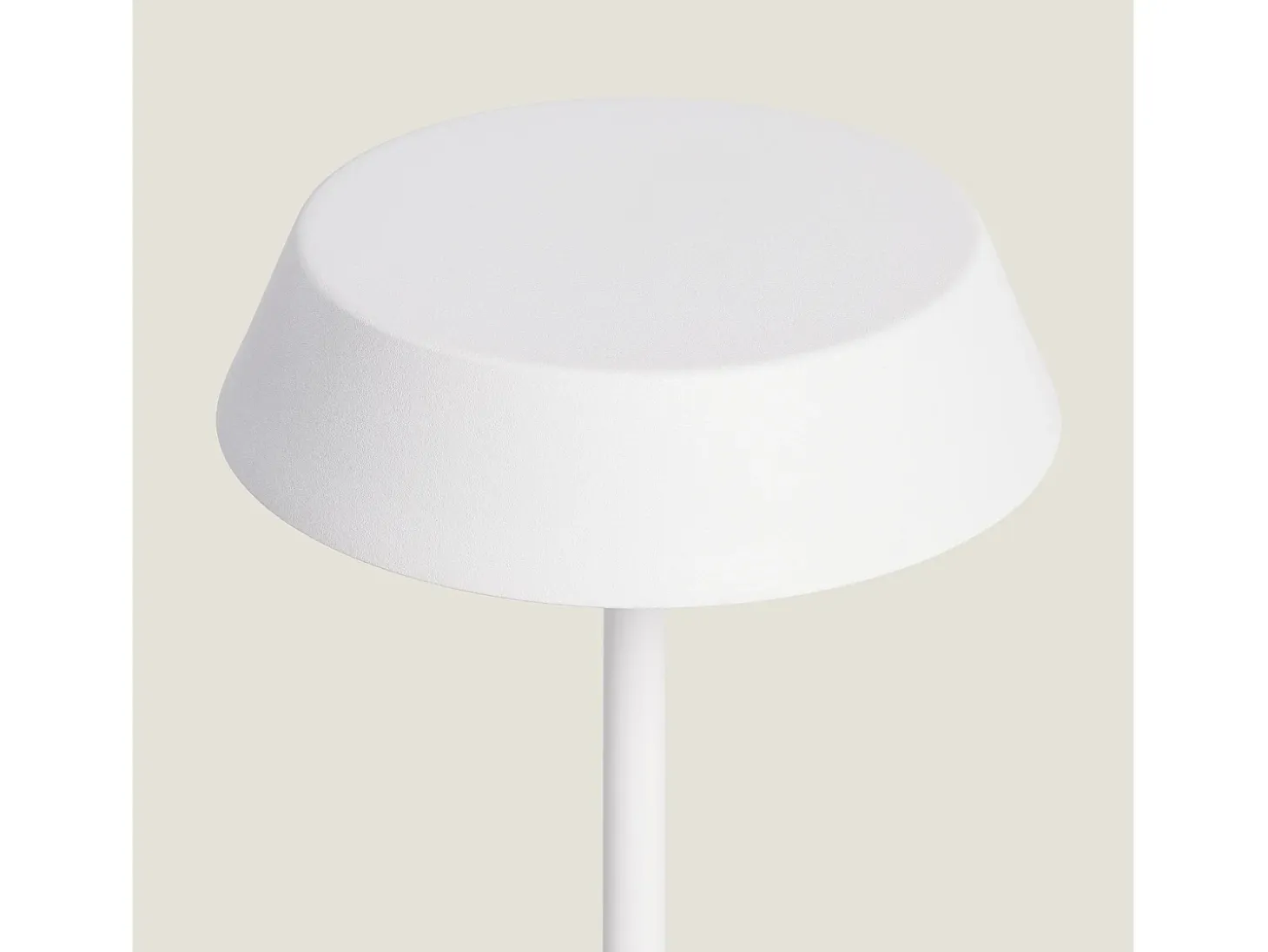 Lámpara de Mesa LED Metal Inalámbrica para Exterior Ula Blanco