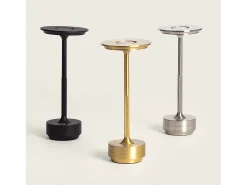 Lámpara de Mesa LED Portátil con Batería USB Recargable Astrid Dorado